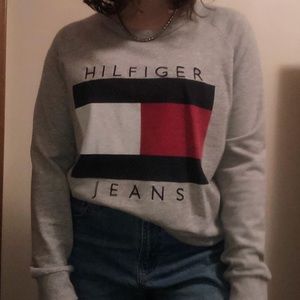 Gray Tommy Hilfiger Crewneck